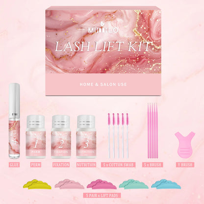 Lash Lifting Kit and Brow Sculpting and Defining Kit, curl perms and volumize lashes, for salon and home use, lasts 6-8 weeks