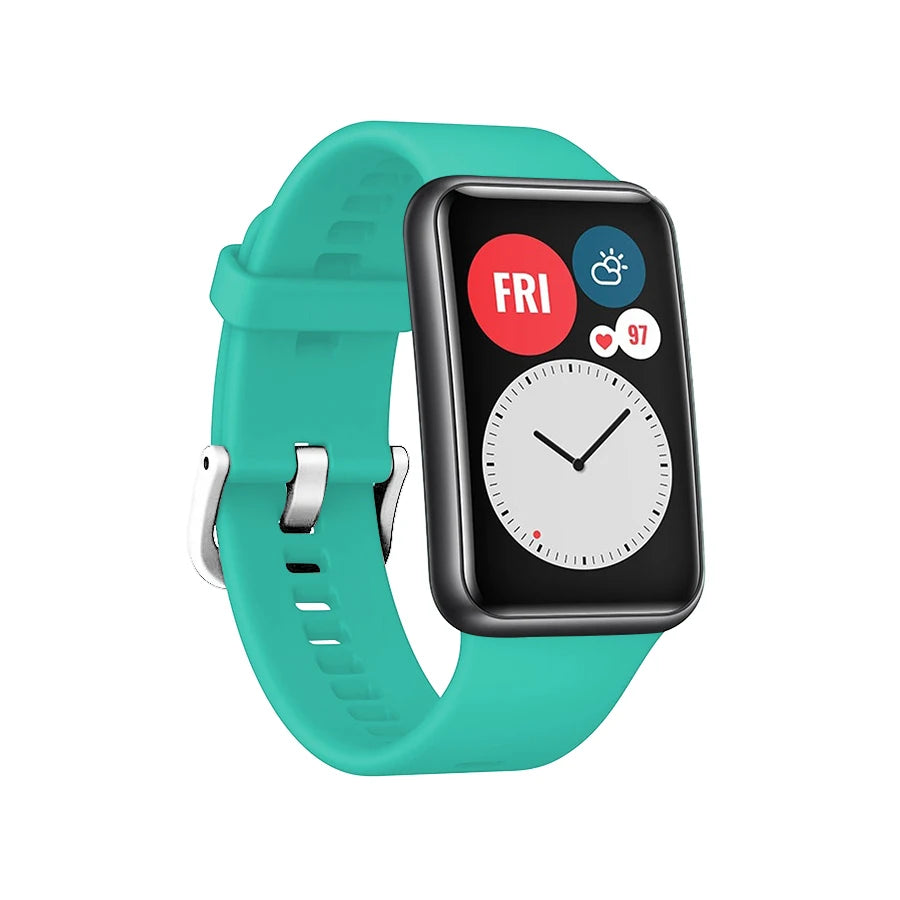 Silicone Strap For Huawei Watch Fit New Original Band Smart Watch Replacement Huawei Fit Watchband For Huawei Watch Fit Correa