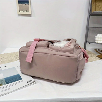 Large Capacity High School Student Backpack Female Korean Schoolbag Junior High School Student Girl Backpack