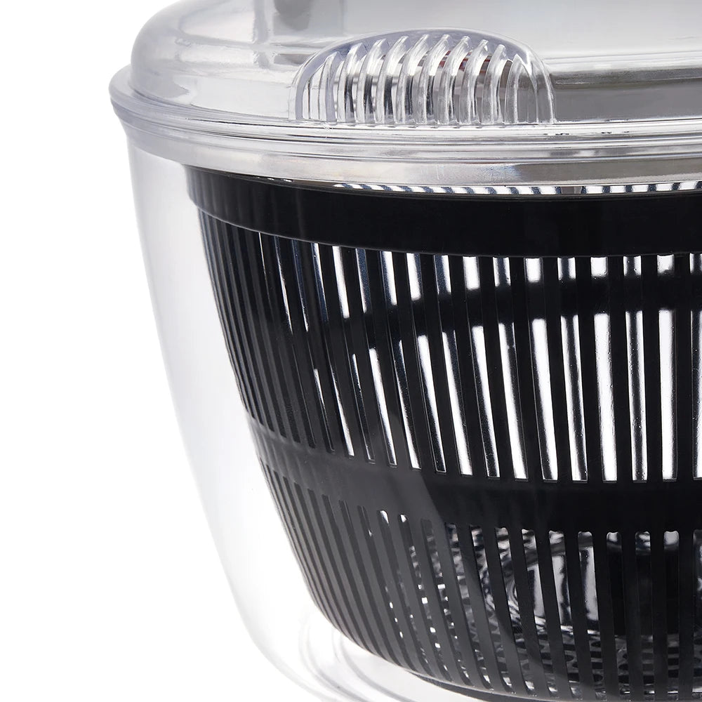 【Lifeideas】5L Salad Spinner Large Salad Sowl With Lid One-handed Easy Press Salad Spinner Washer Dryer Drainer Mixer