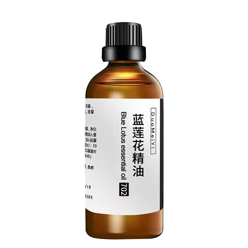 Premium Blue Lotus Incense Oil - Pure Aromatherapy Essential Oil for Relaxation, Meditation, Stress Relief, Spiritual Healing