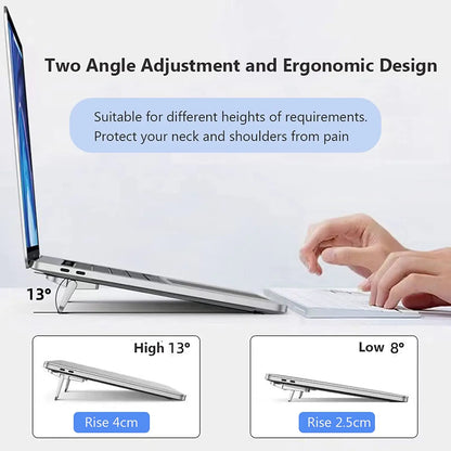Portable Laptop Stand For Computer Keyboard Holder Mini Legs Laptop Stands For Macbook Huawei Xiaomi Notebook Aluminum Support