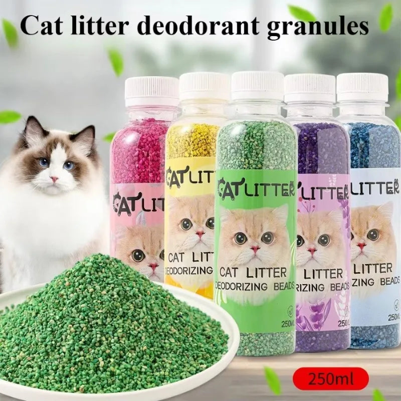 5pcs Pet Cat Litter Box Deodorant Beads To Remove Odors  Deodorant Deodorant Granules Cat Litter Box Anti-odor Beads