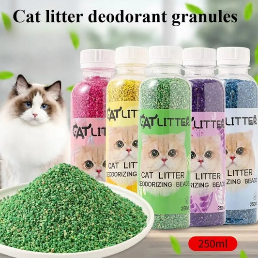 5pcs Pet Cat Litter Box Deodorant Beads To Remove Odors  Deodorant Deodorant Granules Cat Litter Box Anti-odor Beads