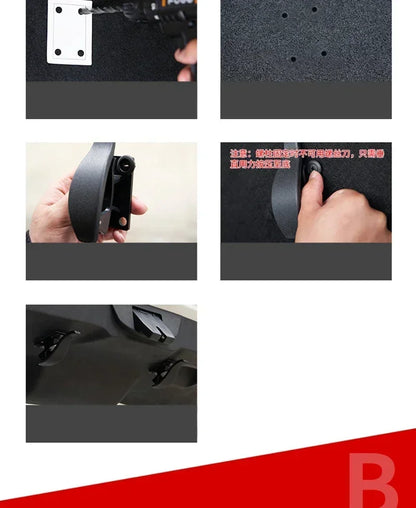 2Pcs Car Seat Back Hook Multi-purpose Trunk Umbrella Mount Holder Car Umbrella Storage Organizer Holders Universal Car Accessory