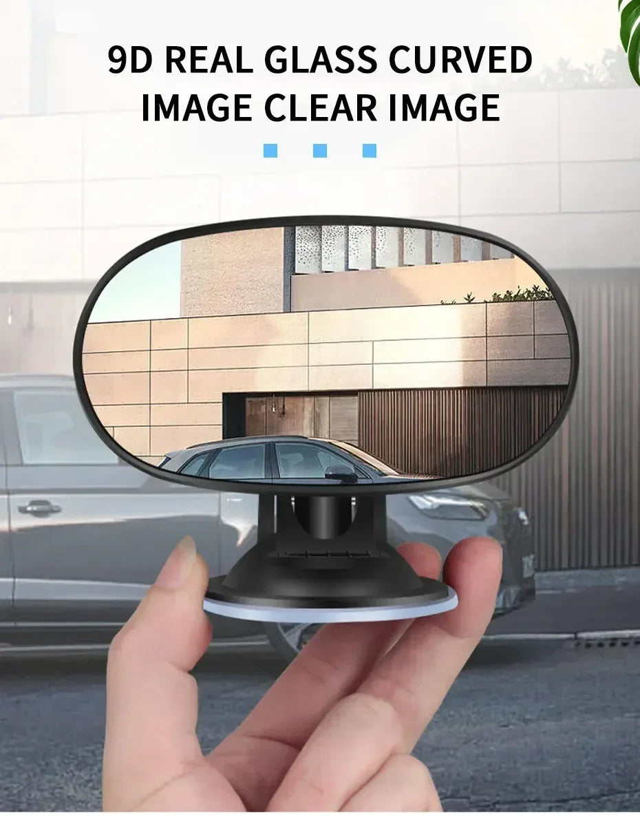 Car Interior Baby Mirrors 360 Degrees Rotatable Windshield Sucker Sun Visor Plate Clips Mirror Baby Kid Back Seat Observe Mirror