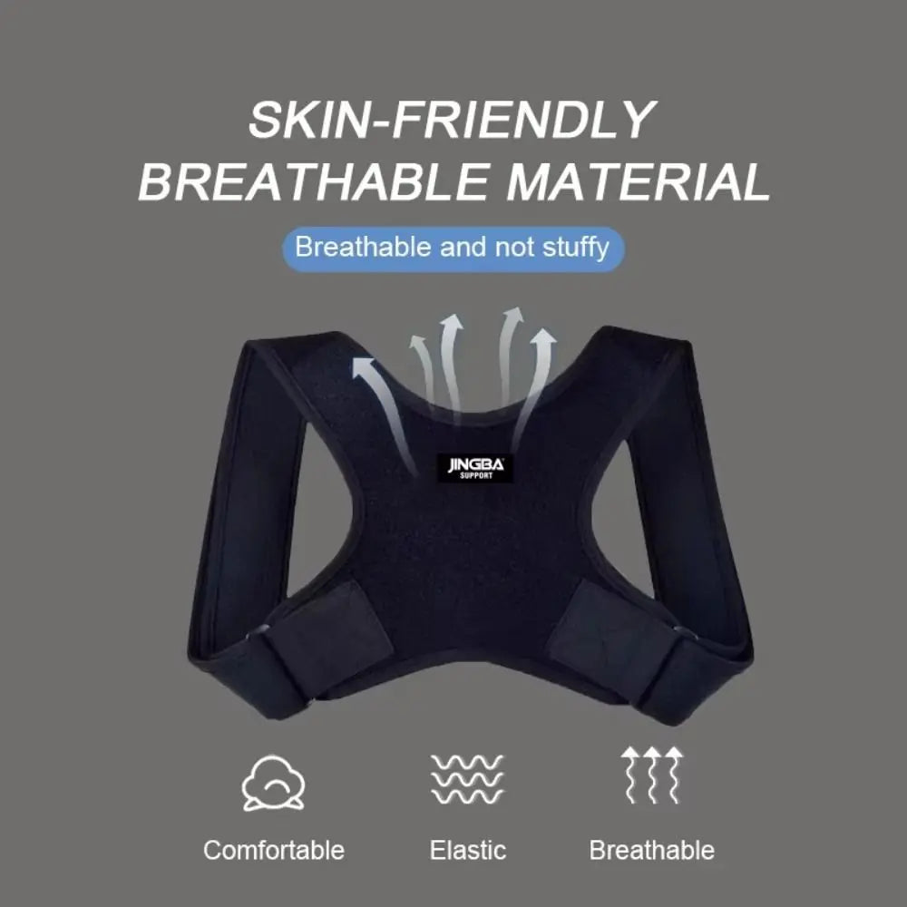Unisex Posture Corrector Adjustable Back Fracture Support Men Women Back Clavicle Spine Shoulder Correction Brace Belt Strap