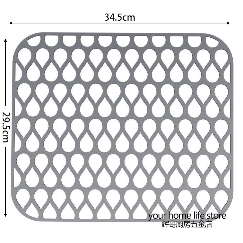 Silicone Sink Mat Sink Protectors for Kitchen Sink, Sink Mat Grid Non-Slip Folding Sink for Bottom of Farmhouse Porcelain Sink