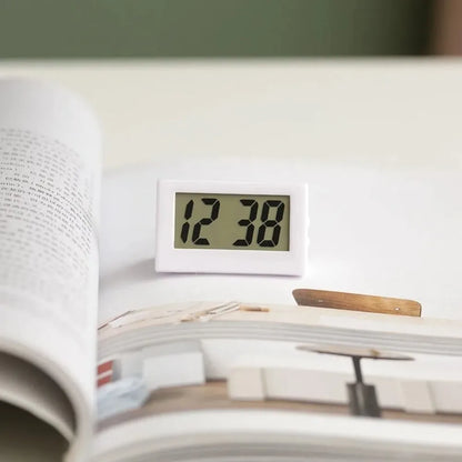 Mini Clock Simple Electronic Clock Bedside Clock Car Clock Student Clock Portable Desk Clock Digital Clock with Date