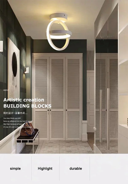 LED 25W Aisle Ceiling Light Modern Home Lighting LED Surface Mounted Bedroom Living Room Corridor Light Staircase Balcony Light