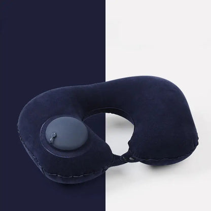 Inflatable Portable Neck Pillow That Can Be Stored And Self Filled Suitable For Outdoor Travel Business Trips U-shaped Pillow