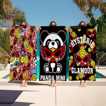 Japan Fashion H-Hysteric M-Mini Cartoon Beach Towel Cute Kawaii Room Decor Bath Girls Children Hand Towels For Bathroom Shower
