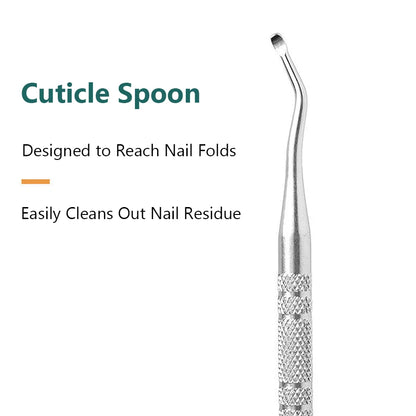 3Pcs Ingrown Toenail Correction Tool Set, Stainless Steel Double-Ended Nail Files, Paronychia Care, Foot Cleaning Tools