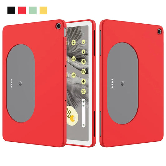 Silicone Case for Google Pixel Tablet Liquid Soft Flexible Cover Anti-Scratch Shockproof Protective Case Capa Fundas