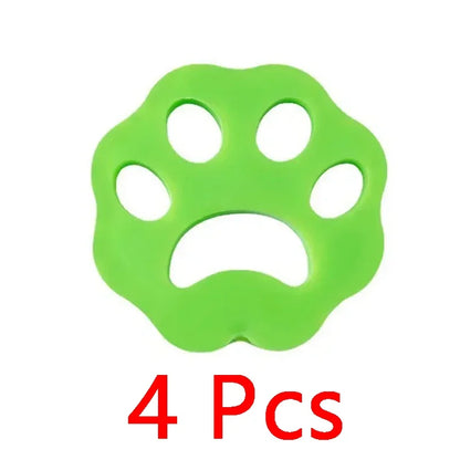 Reusable Cat and Dog Hair Clothes Bedding Lint Remover (Laundry V Animal Hair Catcher for Washing Tools Removes From Pet Machine