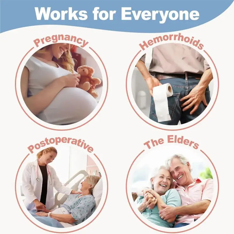 Sitz Bath, Sitz Bath for Hemorrhoids, Sitz Bath for Toilet Seat, Postpartum Care, Sits Bath Kit for Women, Collapsible