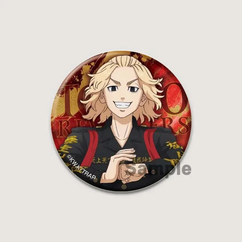 Fashion Accessories Anime Tokyo Revengers Brooches Backpack Clothes Accessories Decor Lapel Pin Badge for Fan's Collection Gift