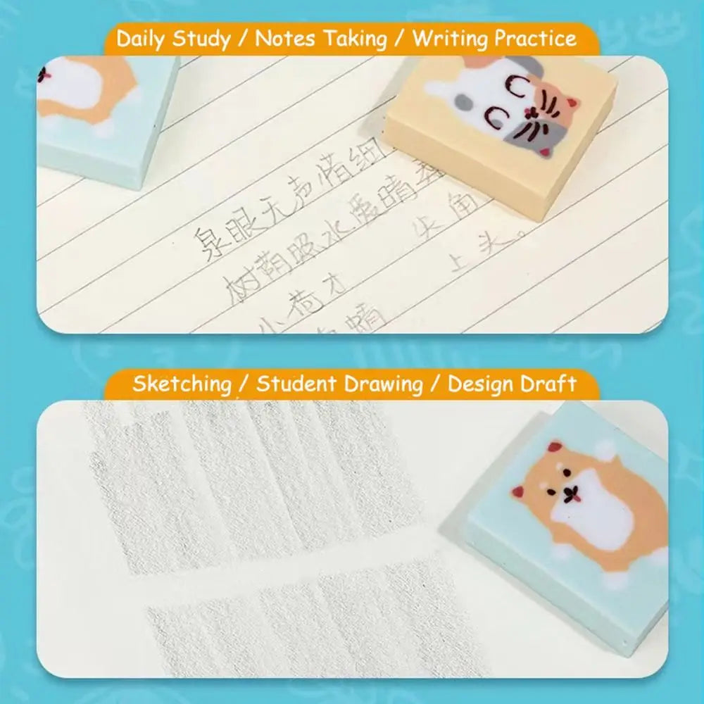 Supplies Little Magician Wiping Tools Pencil Erasers School Office Supplies Writing Drawing Eraser Magic Box Rubber Eraser