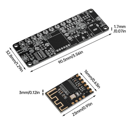 DC5V 5W PAM8406 Speaker Amplifier Board Module Kit Dual Channel Stereo Sound Cord Bt Level Indicator Light Diy kit