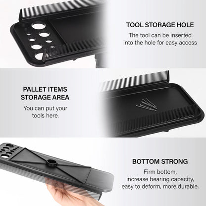 Hair Extension Holder Stand Wig Hair Tray Braiding Hair Rack Stand Hair Extension Tool Salon Extension Hair Tray For Hair Weft