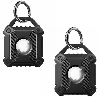 Waterproof Airtag Keychain Holder Case,Screw Full Cover Compatible with Apple AirTag Tracker Key Ring