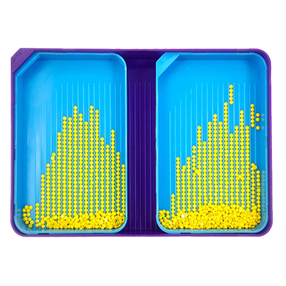 3/4 Set Diamond Art Painting Bead Sorting Trays Large Diamond Art Accessories Diamond Art Plate for DIY Art Craft