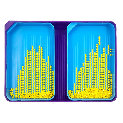 3/4 Set Diamond Art Painting Bead Sorting Trays Large Diamond Art Accessories Diamond Art Plate for DIY Art Craft