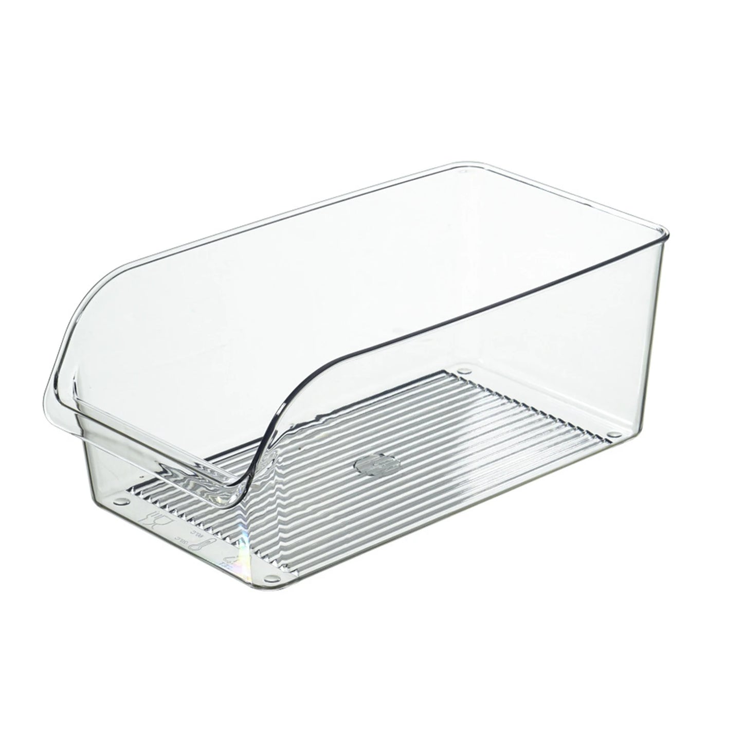 Clear Refrigerator Bins for Organized Pantry Storage Versatile And Durable Fridge Can Organizer And Food Storage Box