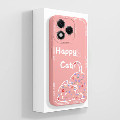 For Honor 400 Lite Case Simple Butterfly Soft Liquid Silicone Full Protection Back Cover For Honor 400Lite 5G Phone Protectors