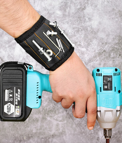 Magnetic Wristband for Holding Screws Nails Portable Toold Organizer Bag Wrist Wrap Tool Belt with Strong Magnets Cool Gadgets