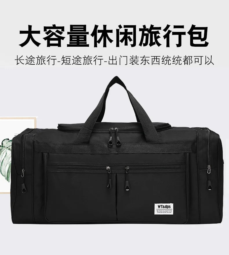 70CM 70L Nylon Luggage Travel Gym Outdoor Bag Large Travelling For Women Men Duffle Handbags Shoulder Weekend Sports Bag maletas