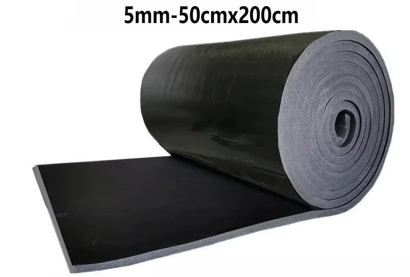 Self-adhesive Rubber Foam Roll Versatile Soundproofing Insulation Easy-Cut for DIY Ideal for Roofs Cars Noise Insulation Mats