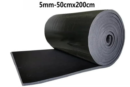 Self-adhesive Rubber Foam Roll Versatile Soundproofing Insulation Easy-Cut for DIY Ideal for Roofs Cars Noise Insulation Mats