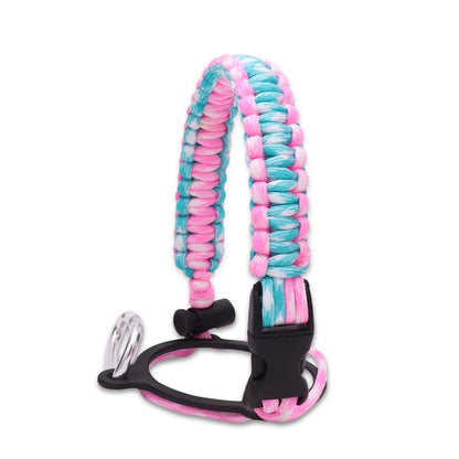 Water Bottle Holder With Strap Fits Wide Mouth Bottles Paracord Cup Handle  Durable Carrier Secure Accessories for Hydro Flask