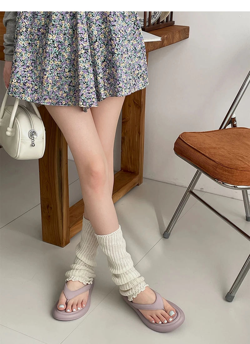 New Women's Summer Beach Flip Flops Slip-On Fashion Casual Vacation Slippers Soft Sole Footwear for Ladies