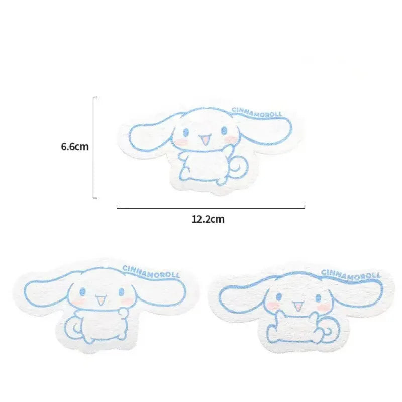Sanrio Hello Kitty Sponge Dishwashing Brush Anime Character Creative Sponge Kitchen Cleaning Supplies Soft Cleaning Sponges