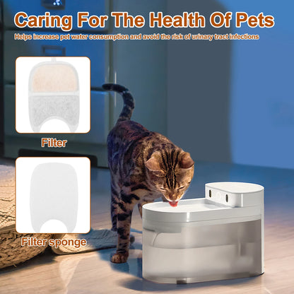 12 Set Cat Water Fountain Filters and Sponges Multiple Filtration System Cat puppy dog feeding and water cat pet accessories