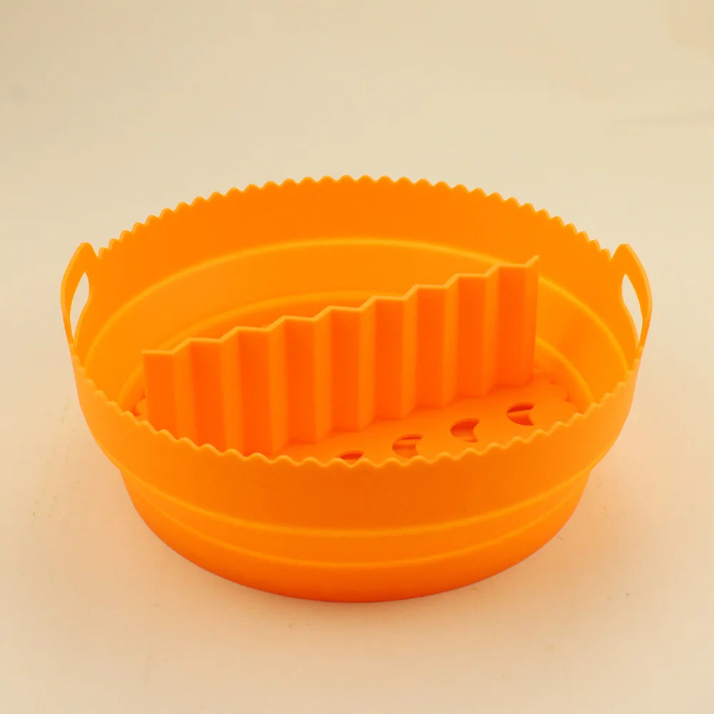 Food Safe Silicone Pot Air Fryer Liners Reusable Heat Resistant reasonable price eazy clean air fryer silicone liners