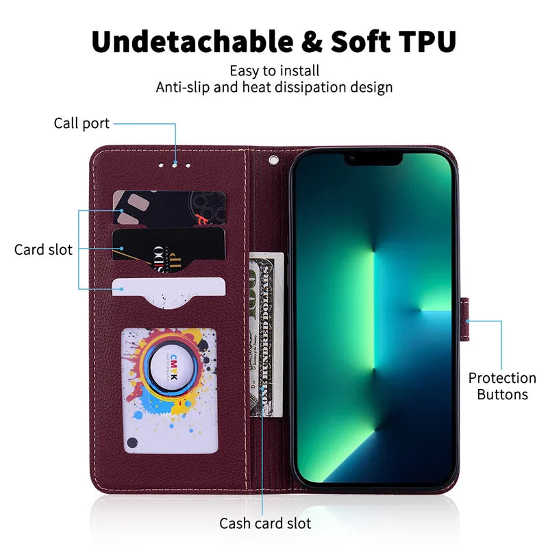 For Huawei Y6P Case Leather Wallet Flip Case For Huawei Y6p Case MED-LX9N Soft Full Cover Coque Fundas for Huawei Y6P Case