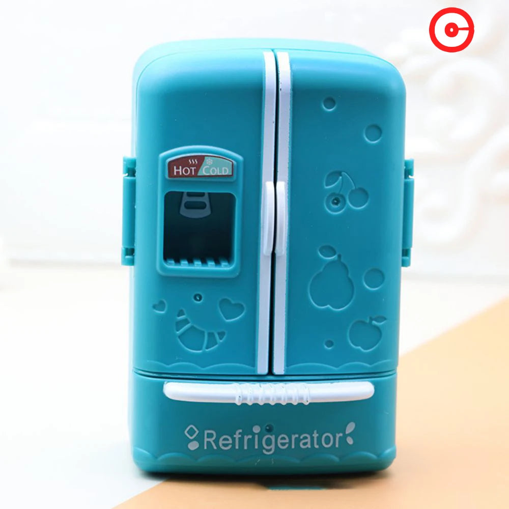 1:12 Miniature Furniture Shopping Cart Refrigerator Kitchen Shelve Mini Drink Dessert Food Dollhouse Kitchen Toy Model Gift