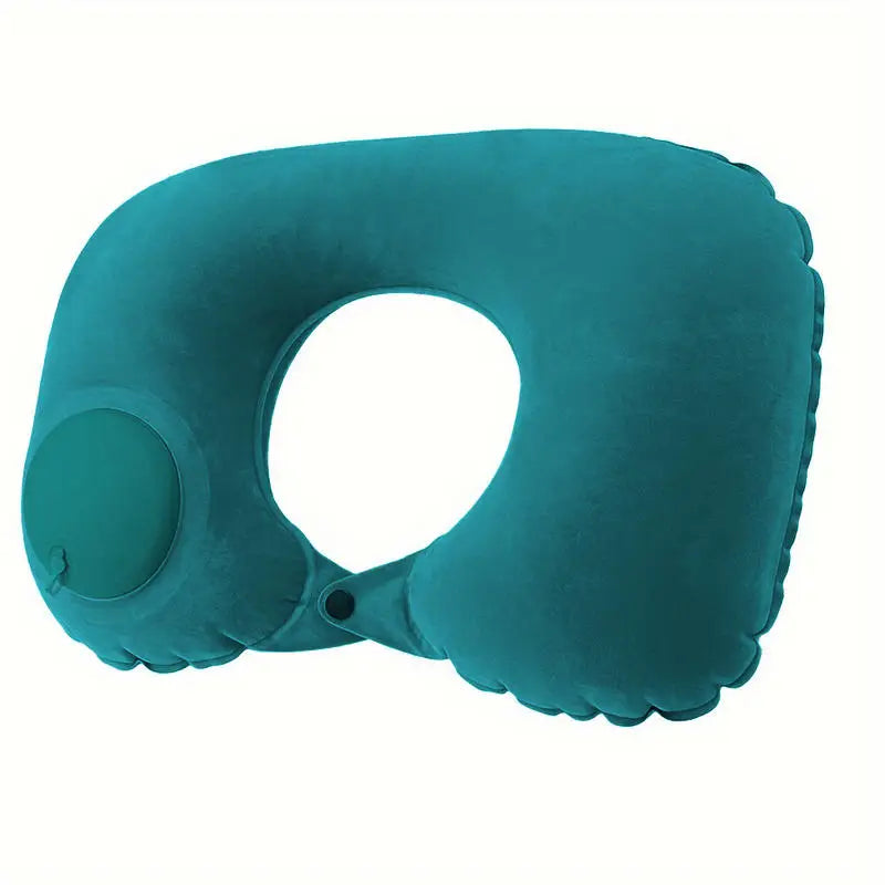 Inflatable Portable Neck Pillow U-shaped Pillow That Can Be Stored And Self Filled Suitable For Outdoor Travel Business Trips