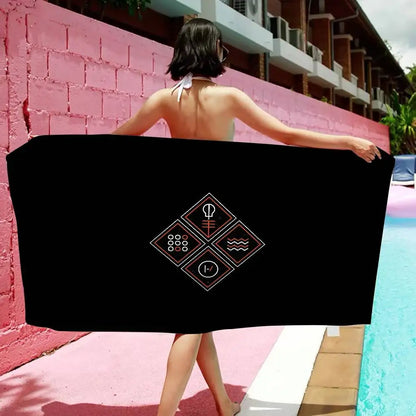T-Twenty One Pilots Beach Towel Colorful Bath Towels For Girl Microfiber Quick Dry Custom Sand Free Beach Yoga Spa Gym Pool