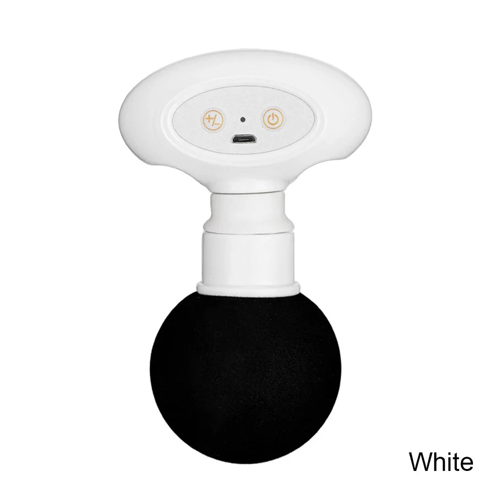 Portable Mini Pocket Wireless Massage Gun Electric Sport Handheld Fascial Gun Body Deep Tissue Muscle Vibration Fitness Massager