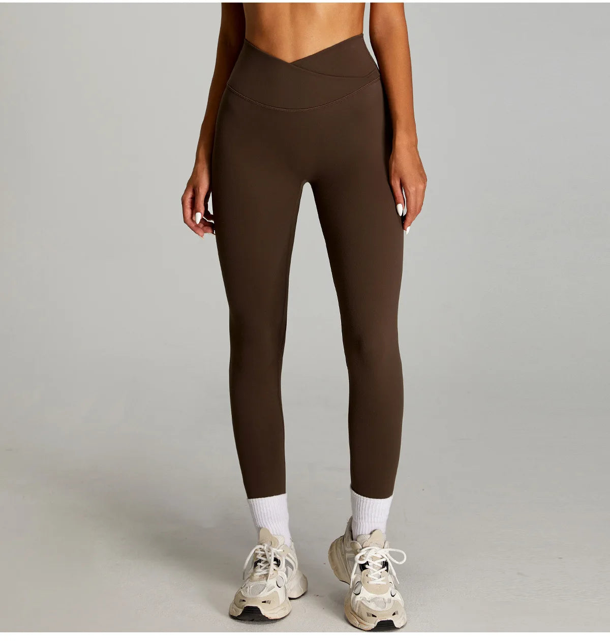 Yoga Pants Sports Leggings Women High Waist Tights Elastic Yoga Pants Training Running Gym Quick Dry Breathable Leggings Female