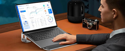 Ergonomic Laptop Stand Aluminum Alloy Laptop Stand Aluminum Portable Laptop Stand for Base with Wrist Pad