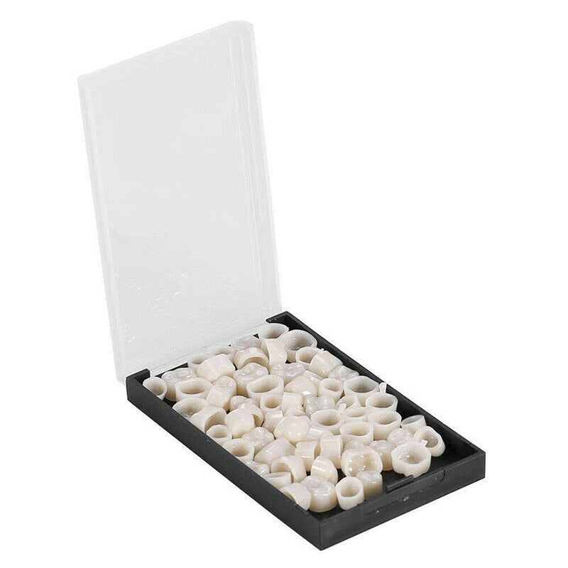 Temporary Crowns Posteriors Anterior Molar Front/Back Tooth Teeth Caps Dental False Teeth Cover Removable Teeth Veneers