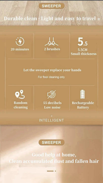 Household Sweeping Robot Three In One Intelligent Cleaning Machine Vacuum Cleaner Small Household Appliances New 2025