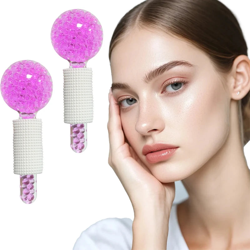 2PCS Cold Therapy Rollers for Stress Relief and Skin Revitalization - Skincare & Beauty Tools