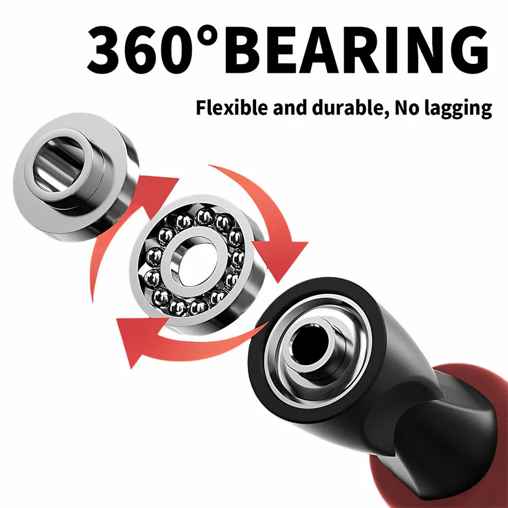 1PCS Bearing Jump Rope Wear-resistant Adjustable Rope Length Sponge Handle Is Suitable for Fitness Training and Agile Training