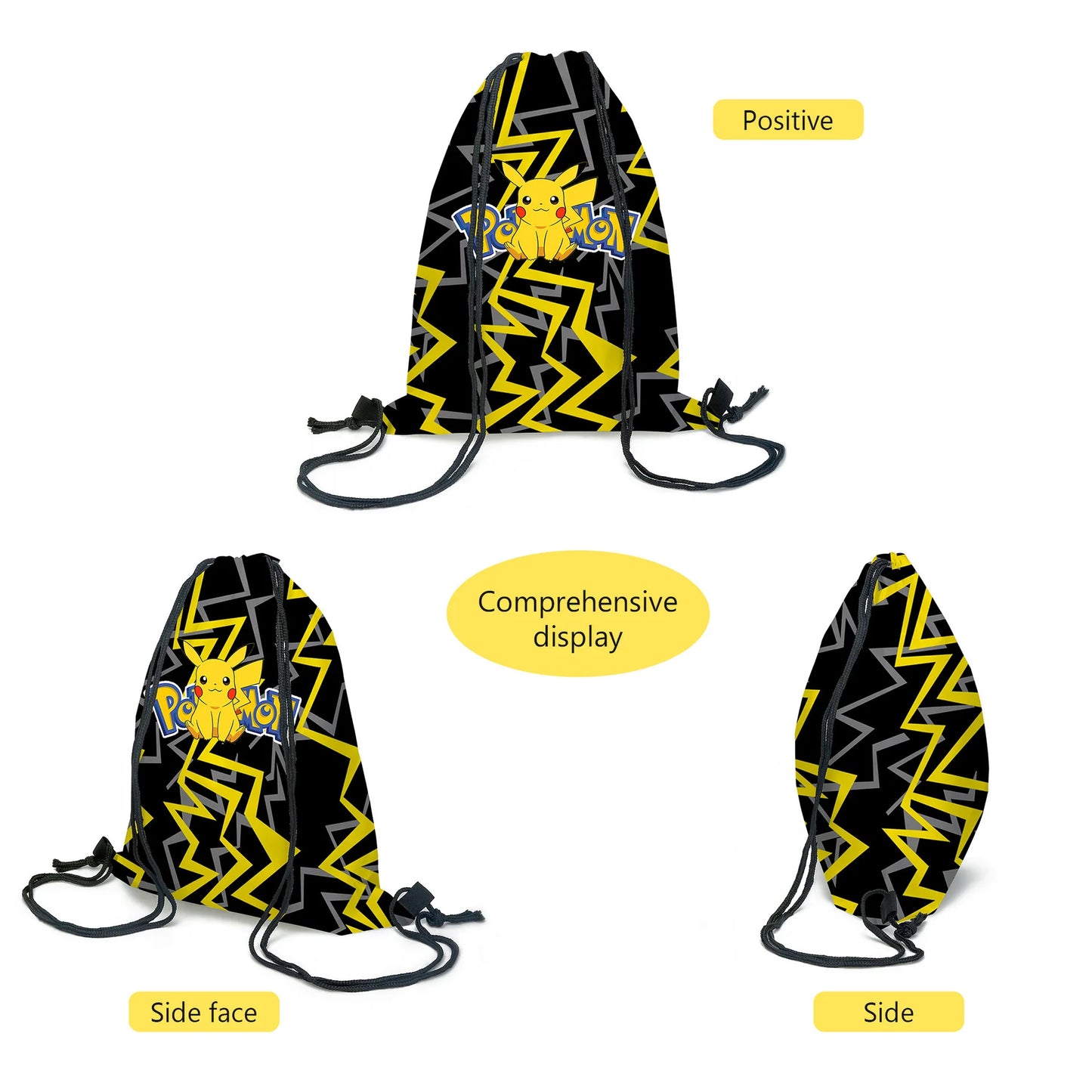 Pokemon Pikachu School Bags Backpacks Anime Kids Bags Kawaii Big Capacity Travel Bag Teenagers Schoolbag Girls Boys Rucksacks